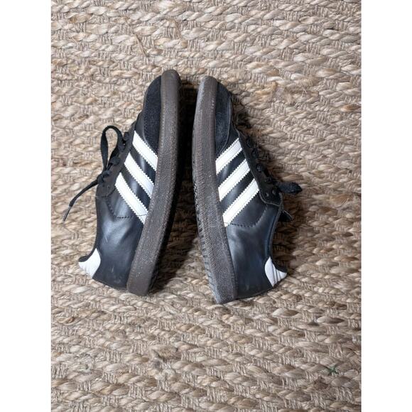 Adidas Samba Classic Black Indoor Soccer Sneakers GS Youth Size 2.5 Shoes used - Picture 3 of 8